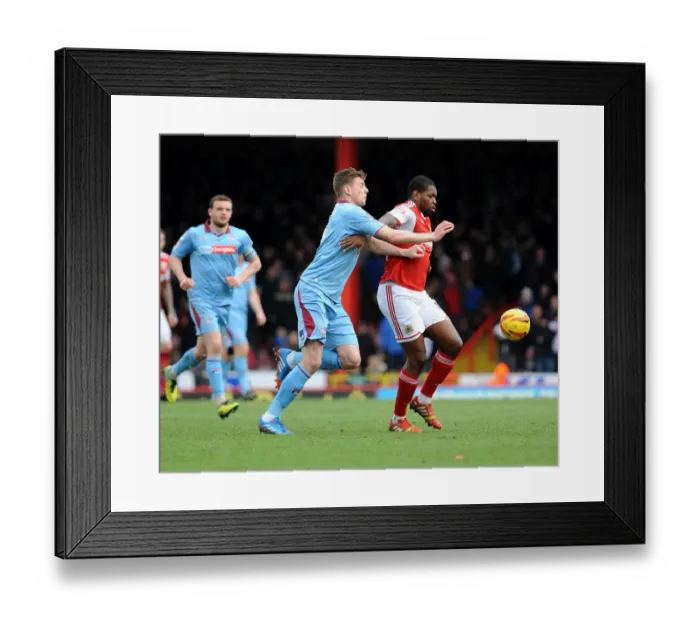 Framed Print : Bristol City's Jay Emmanuel-Thomas Celebrates at Ashton Gate against Tranmere Rovers, Sky Bet League One, 2014 Framed Print : Bristol City's Jay Emmanuel-Thomas Celebrates at Ashton Gate against Tranmere Rovers, Sky Bet League One, 2014