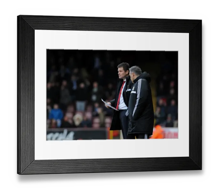 Framed Print : Steve Cotterill Guides Bristol City in Sky Bet League One Battle Against Tranmere Rovers, 2014 Framed Print : Steve Cotterill Guides Bristol City in Sky Bet League One Battle Against Tranmere Rovers, 2014