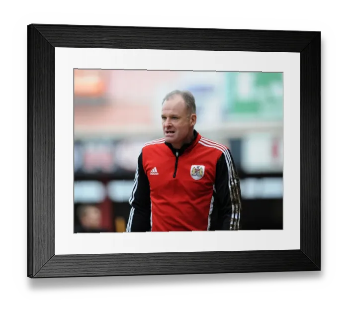 Framed Print : Bristol City Football Club: David Coles Focuses on Goalkeeping at Ashton Gate (Bristol City v Tranmere Rovers, Sky Bet League One)