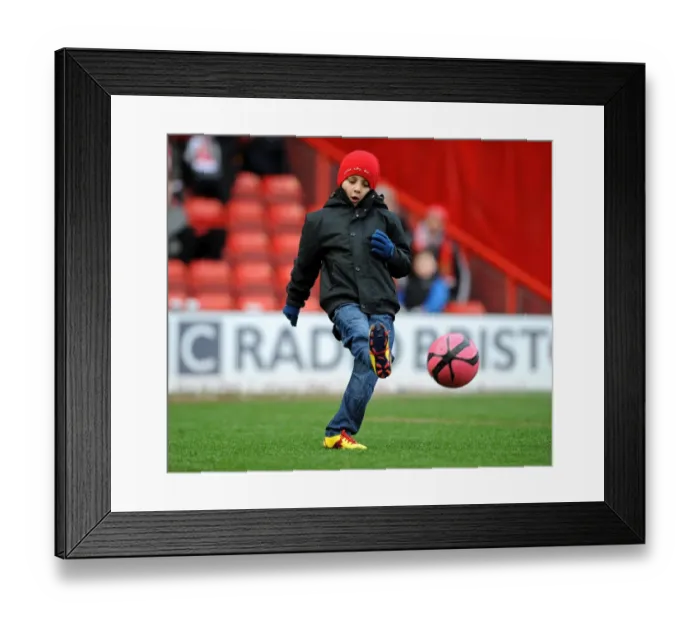 Framed Print : Half Time Fun: Bristol City vs. Tranmere Rovers, Sky Bet League One - Ashton Gate