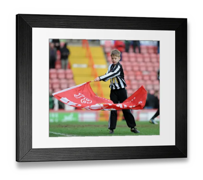 Framed Print : Flag-Bearing Pride: Bristol City vs Tranmere Rovers at Ashton Gate - Sky Bet League One (February 15, 2014) Framed Print : Flag-Bearing Pride: Bristol City vs Tranmere Rovers at Ashton Gate - Sky Bet League One (February 15, 2014)