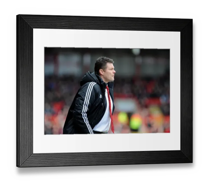 Framed Print : Steve Cotterill Leads Bristol City in Sky Bet League One Clash Against Tranmere Rovers, 2014 Framed Print : Steve Cotterill Leads Bristol City in Sky Bet League One Clash Against Tranmere Rovers, 2014