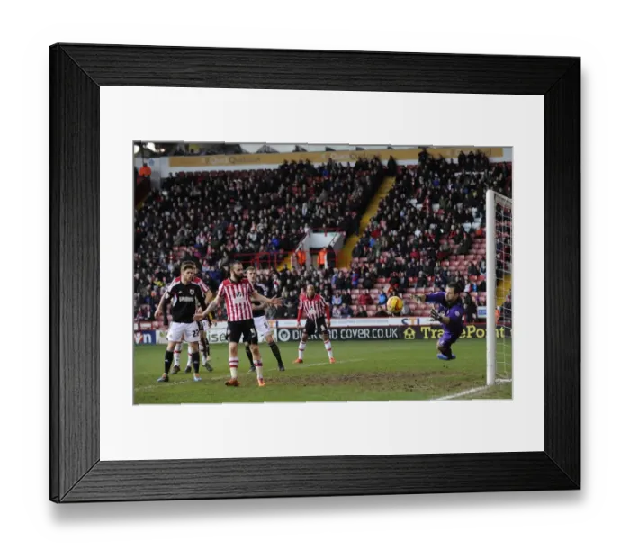 Framed Print : Sheffield United vs. Bristol City: Intense Football Action at Bramall Lane (February 2014) Framed Print : Sheffield United vs. Bristol City: Intense Football Action at Bramall Lane (February 2014)