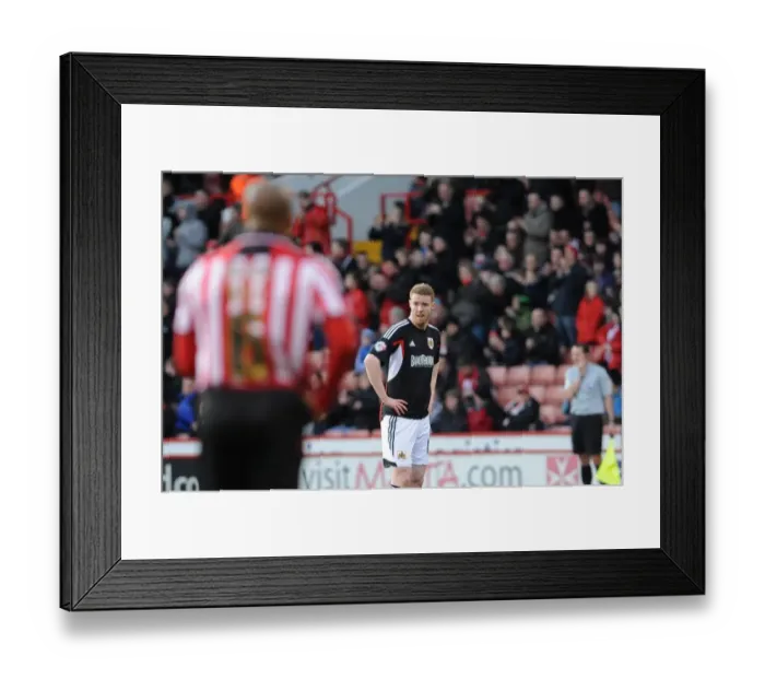Framed Print : Stephen Pearson's Disappointment: Sheffield United vs. Bristol City, 2014 Framed Print : Stephen Pearson's Disappointment: Sheffield United vs. Bristol City, 2014