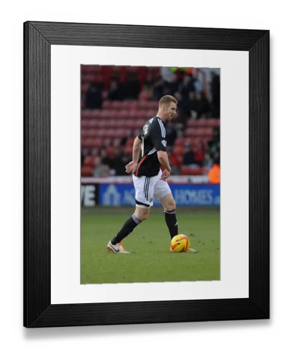 Framed Print : Stephen Pearson of Bristol City in Action Against Sheffield United, February 2014 Framed Print : Stephen Pearson of Bristol City in Action Against Sheffield United, February 2014
