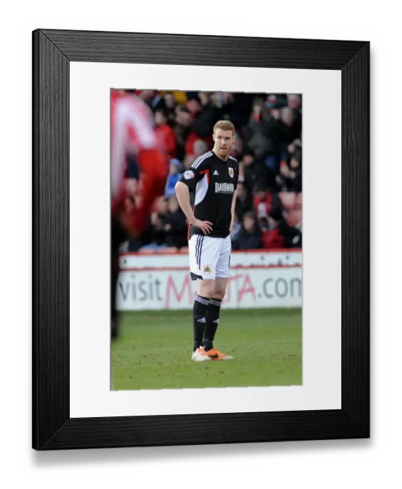 Framed Print : Stephen Pearson in Action: Bristol City vs Sheffield United, February 2014 - Football Match at Bramall Lane Framed Print : Stephen Pearson in Action: Bristol City vs Sheffield United, February 2014 - Football Match at Bramall Lane