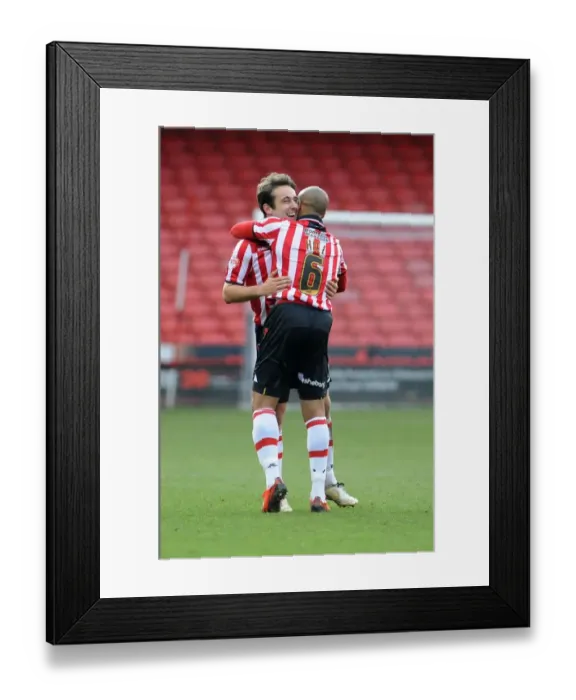Framed Print : Celebrating Glory: Hill and Baxter Reunite in Sheffield United's Victory over Bristol City Framed Print : Celebrating Glory: Hill and Baxter Reunite in Sheffield United's Victory over Bristol City