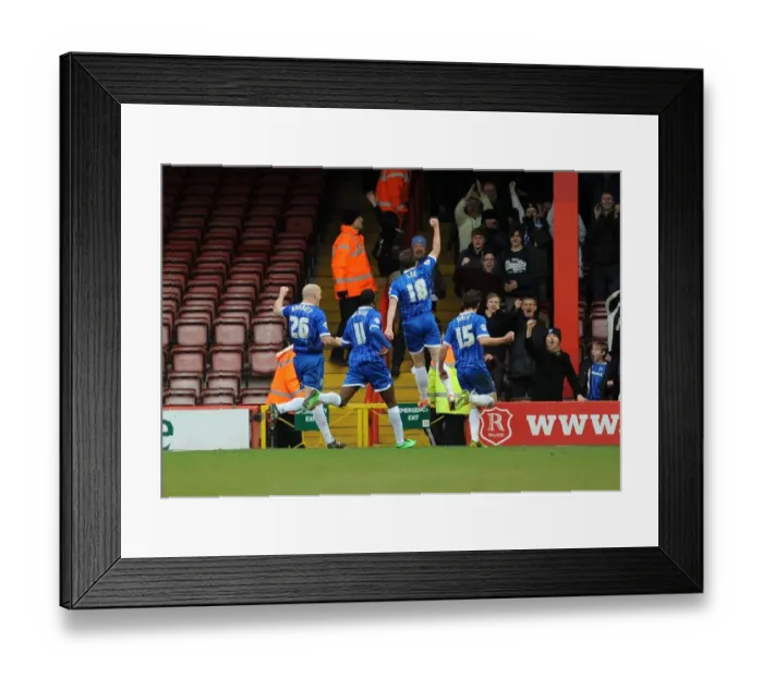 Framed Print : Charlie Lee's Goal Celebration: Bristol City vs. Gillingham, March 1, 2014 (Sky Bet League One) Framed Print : Charlie Lee's Goal Celebration: Bristol City vs. Gillingham, March 1, 2014 (Sky Bet League One)