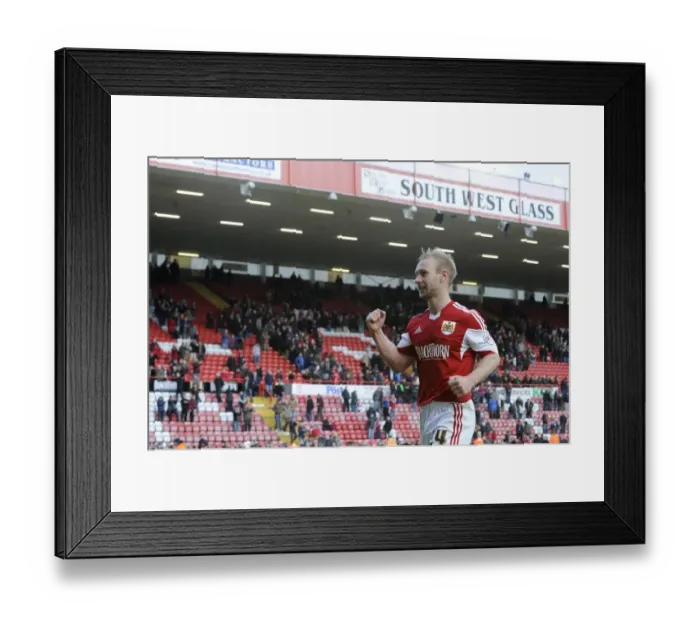 Framed Print : Bristol City Celebrates 2-1 Win Over Gillingham, March 1, 2014 Framed Print : Bristol City Celebrates 2-1 Win Over Gillingham, March 1, 2014