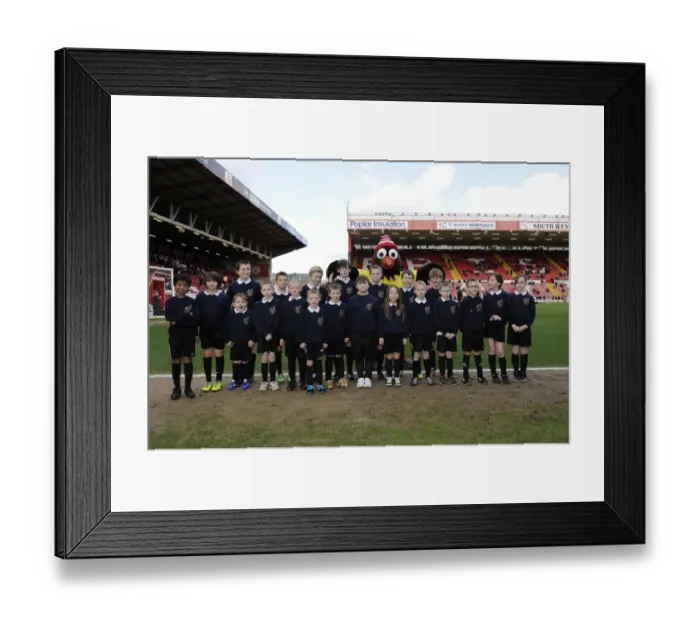 Framed Print : Bristol City vs Gillingham: Flagbearers at Ashton Gate, Sky Bet League One (March 1, 2014)