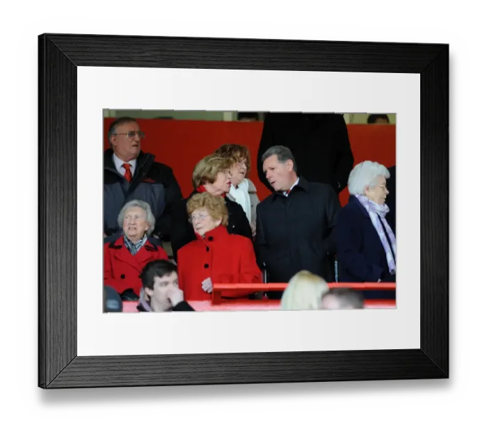 Framed Print : Bristol City CEO Doug Harman at Reading's Madejski Stadium during Sky Bet Championship Match against Yeovil Town - March 1, 2014