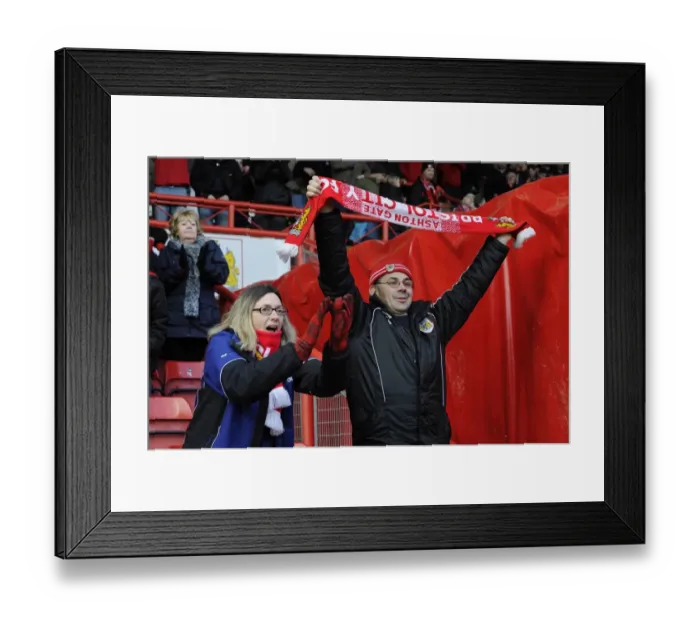 Framed Print : Bristol City vs Gillingham: Fans in Action at Ashton Gate, 1st March 2014 (Sky Bet League One) Framed Print : Bristol City vs Gillingham: Fans in Action at Ashton Gate, 1st March 2014 (Sky Bet League One)