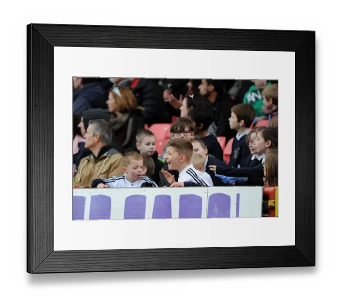 Framed Print : Young Fan's Thrill at Bristol City vs Gillingham Match, Ashton Gate, 2014 Framed Print : Young Fan's Thrill at Bristol City vs Gillingham Match, Ashton Gate, 2014
