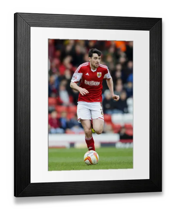 Framed Print : Bristol City Defender Brendan Moloney in Action during Bristol City vs Gillingham, Sky Bet League One Match at Ashton Gate, 01 / 03 / 2014 Framed Print : Bristol City Defender Brendan Moloney in Action during Bristol City vs Gillingham, Sky Bet League One Match at Ashton Gate, 01 / 03 / 2014