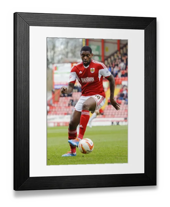 Framed Print : Jay Emmanuel-Thomas in Action: Bristol City vs Gillingham, Sky Bet League One, 1st March 2014 Framed Print : Jay Emmanuel-Thomas in Action: Bristol City vs Gillingham, Sky Bet League One, 1st March 2014