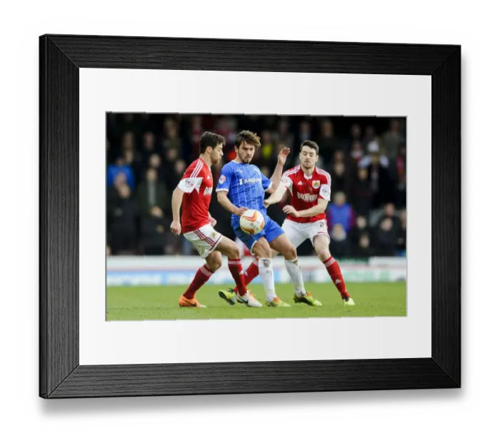 Framed Print : Intense Rivalry: A Football Battle - Sam Baldock and Brendan Moloney vs Bradley Dack at Ashton Gate Framed Print : Intense Rivalry: A Football Battle - Sam Baldock and Brendan Moloney vs Bradley Dack at Ashton Gate