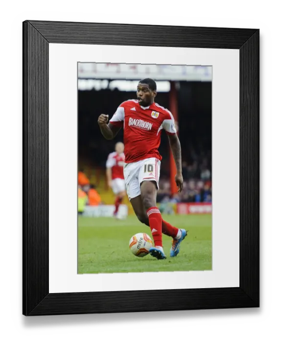 Framed Print : Jay Emmanuel-Thomas in Action: Bristol City vs Gillingham, Sky Bet League One, 1st March 2014 Framed Print : Jay Emmanuel-Thomas in Action: Bristol City vs Gillingham, Sky Bet League One, 1st March 2014