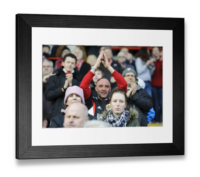 Framed Print : Bristol City Celebrates 2-1 Win Over Gillingham at Ashton Gate