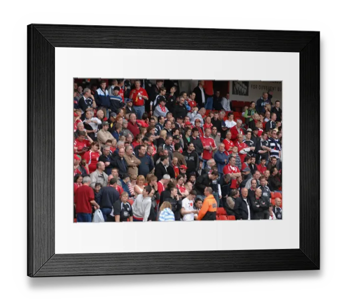 Framed Print : Fans Sheff Framed Print : Fans Sheff