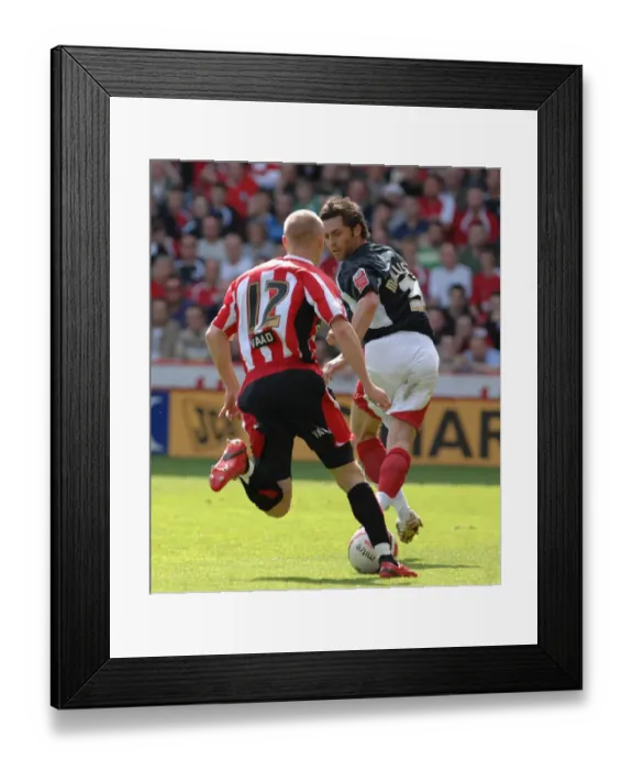 Framed Print : McAllister Defending Cotterill Framed Print : McAllister Defending Cotterill
