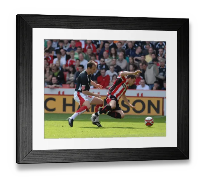 Framed Print : Carey tackle