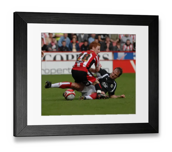 Framed Print : Louis Carey in Action: Sheffield United vs. Bristol City Framed Print : Louis Carey in Action: Sheffield United vs. Bristol City