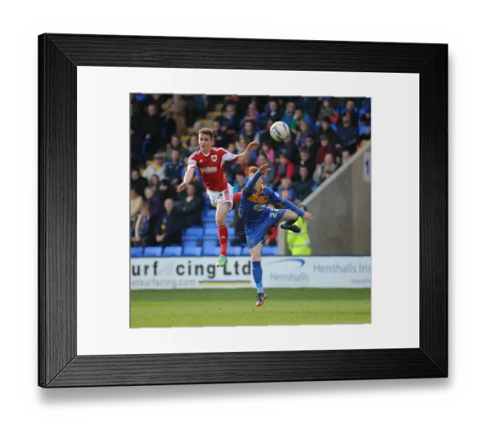 Framed Print : Bristol City vs Shrewsbury Town: Intense Aerial Battle Between Joe Bryan and Ryan Woods Framed Print : Bristol City vs Shrewsbury Town: Intense Aerial Battle Between Joe Bryan and Ryan Woods