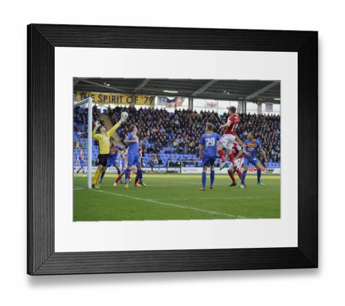 Framed Print : Joe Bryan Scores Dramatic Winning Goal for Bristol City in Sky Bet League One