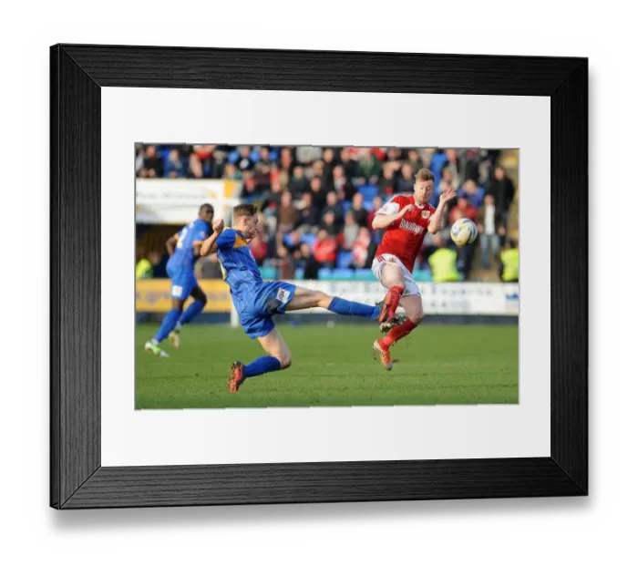 Framed Print : Wade Elliott vs Asa Hall Clash: Shrewsbury Town vs Bristol City, Sky Bet League One, 2014 Framed Print : Wade Elliott vs Asa Hall Clash: Shrewsbury Town vs Bristol City, Sky Bet League One, 2014