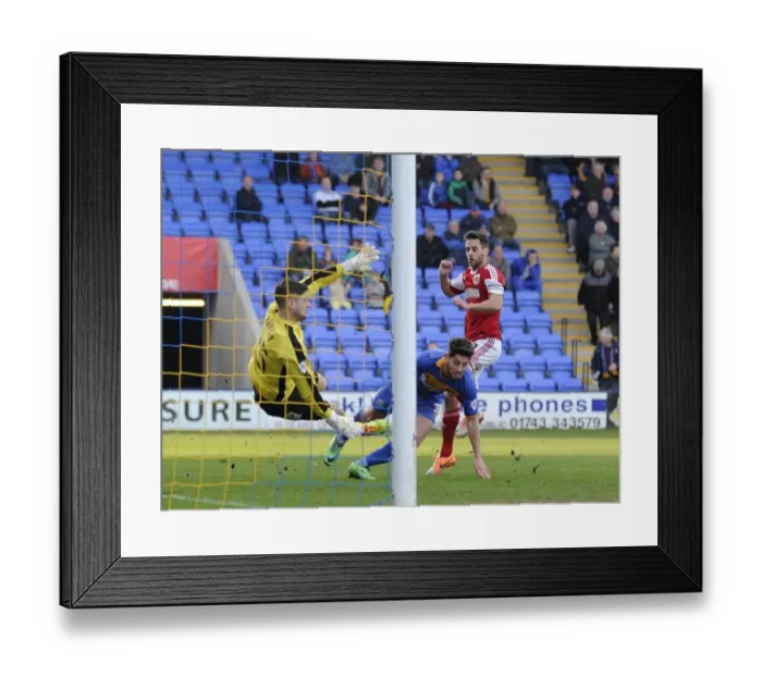 Framed Print : Bristol City's Sam Baldock Goes for Glory: Shrewsbury Town vs. Bristol City, March 8, 2014 Framed Print : Bristol City's Sam Baldock Goes for Glory: Shrewsbury Town vs. Bristol City, March 8, 2014