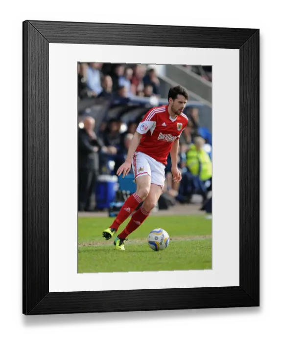 Framed Print : Brendan Moloney of Bristol City in Action Against Shrewsbury Town, March 8, 2014 Framed Print : Brendan Moloney of Bristol City in Action Against Shrewsbury Town, March 8, 2014