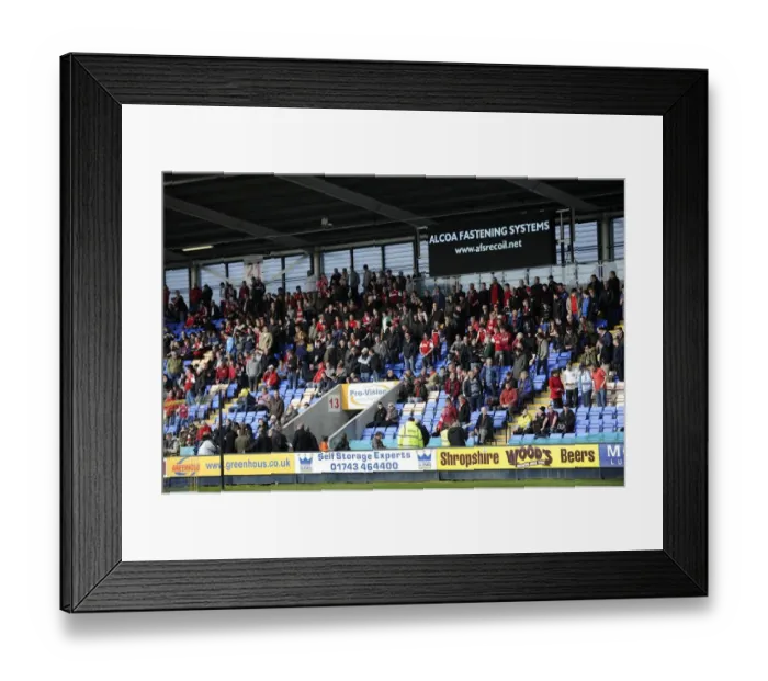 Framed Print : Shrewsbury Town vs. Bristol City: Fans in Action, Sky Bet League One (Mar. 8, 2014) Framed Print : Shrewsbury Town vs. Bristol City: Fans in Action, Sky Bet League One (Mar. 8, 2014)