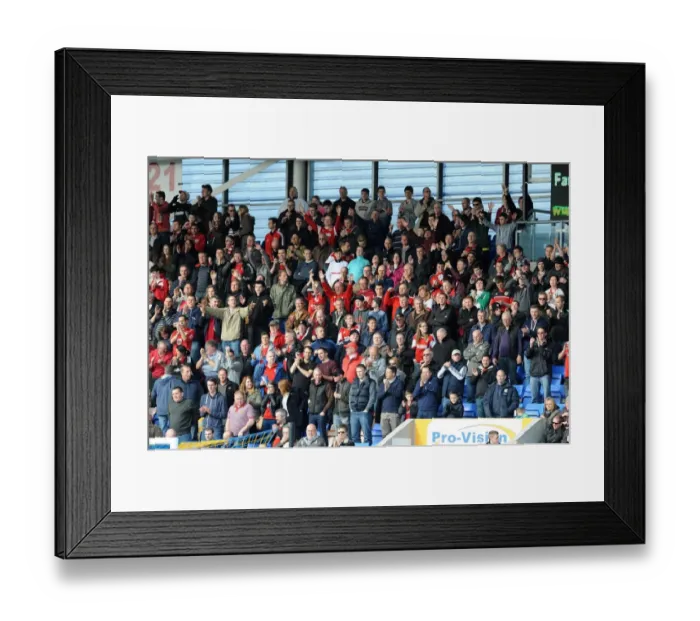 Framed Print : Shrewsbury Town vs. Bristol City: A Sea of Supporters at New Meadow, League One Clash (08 / 03 / 2014) Framed Print : Shrewsbury Town vs. Bristol City: A Sea of Supporters at New Meadow, League One Clash (08 / 03 / 2014)