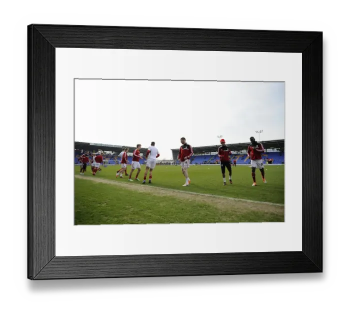 Framed Print : Bristol City Players Prepare for Shrewsbury Town Showdown, March 2014 Framed Print : Bristol City Players Prepare for Shrewsbury Town Showdown, March 2014