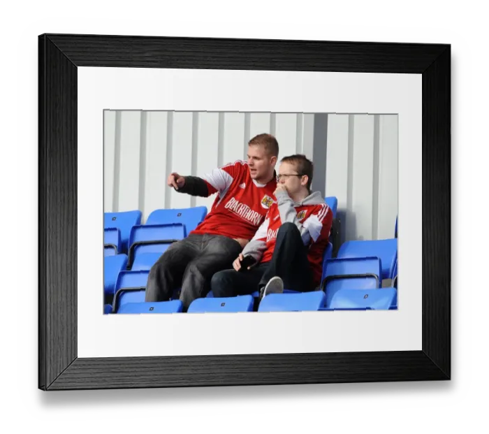 Framed Print : Bristol City Fans in Full Swing: Cheering at Shrewsbury Town's New Meadow during Sky Bet League One Match, March 2014 Framed Print : Bristol City Fans in Full Swing: Cheering at Shrewsbury Town's New Meadow during Sky Bet League One Match, March 2014