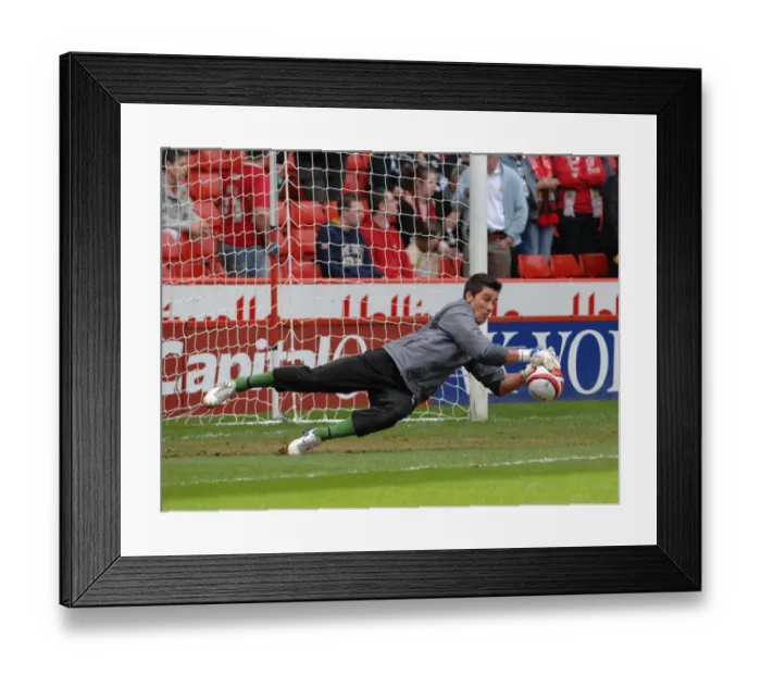 Framed Print : Adriano Basso in Action: Sheffield United vs. Bristol City Framed Print : Adriano Basso in Action: Sheffield United vs. Bristol City