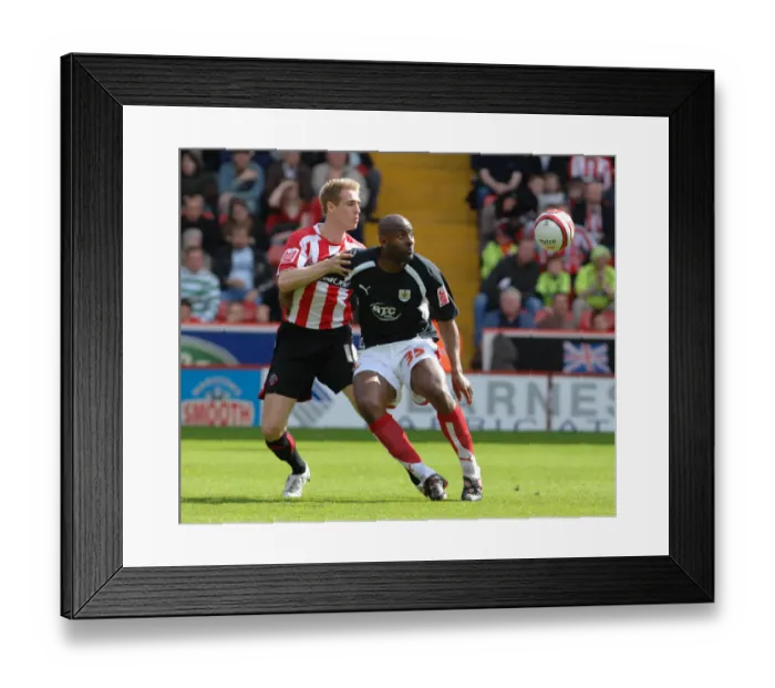Framed Print : Dele Adebola in Action: Sheffield United vs. Bristol City Framed Print : Dele Adebola in Action: Sheffield United vs. Bristol City