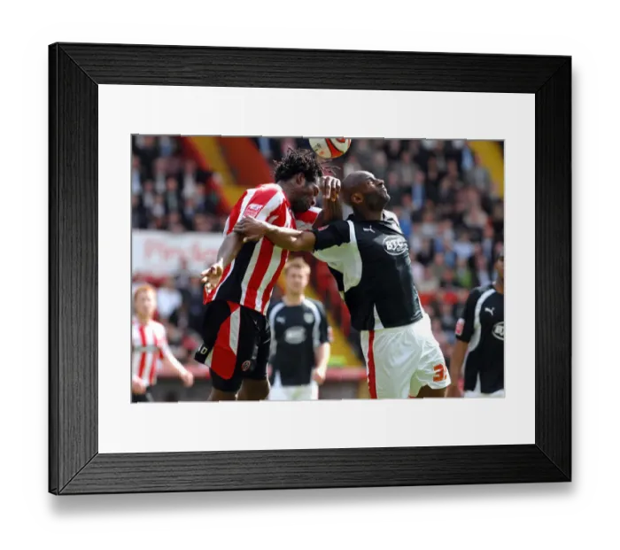Framed Print : Dele Adebola in Action: Sheffield United vs. Bristol City Framed Print : Dele Adebola in Action: Sheffield United vs. Bristol City