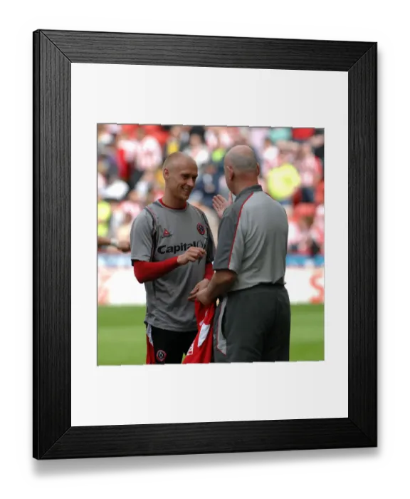Framed Print : Dave Cotterill and Roger Barton: A Rivalry Unfolds - Sheffield United vs. Bristol City Framed Print : Dave Cotterill and Roger Barton: A Rivalry Unfolds - Sheffield United vs. Bristol City