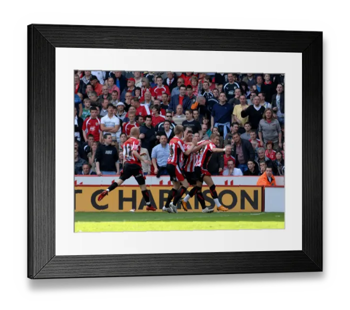 Framed Print : Shef Utd Celebration Framed Print : Shef Utd Celebration