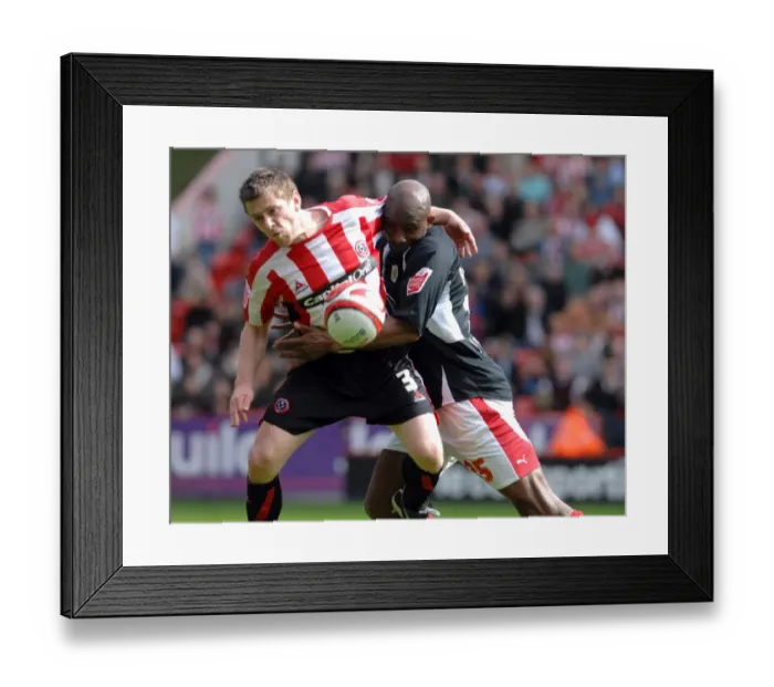 Framed Print : Dele Adebola in Action: Sheffield United vs. Bristol City Framed Print : Dele Adebola in Action: Sheffield United vs. Bristol City