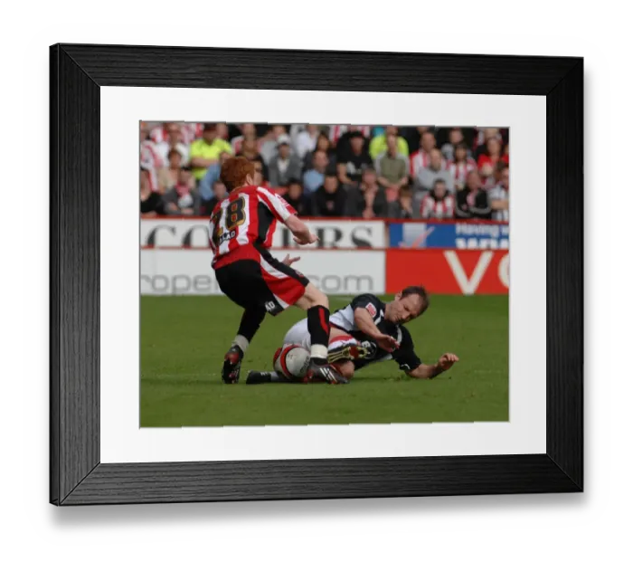 Framed Print : Louis Carey in Action: Sheffield United vs. Bristol City Framed Print : Louis Carey in Action: Sheffield United vs. Bristol City