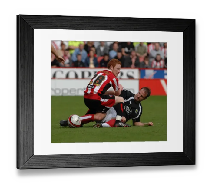 Framed Print : Louis Carey in Action: Sheffield United vs. Bristol City Framed Print : Louis Carey in Action: Sheffield United vs. Bristol City