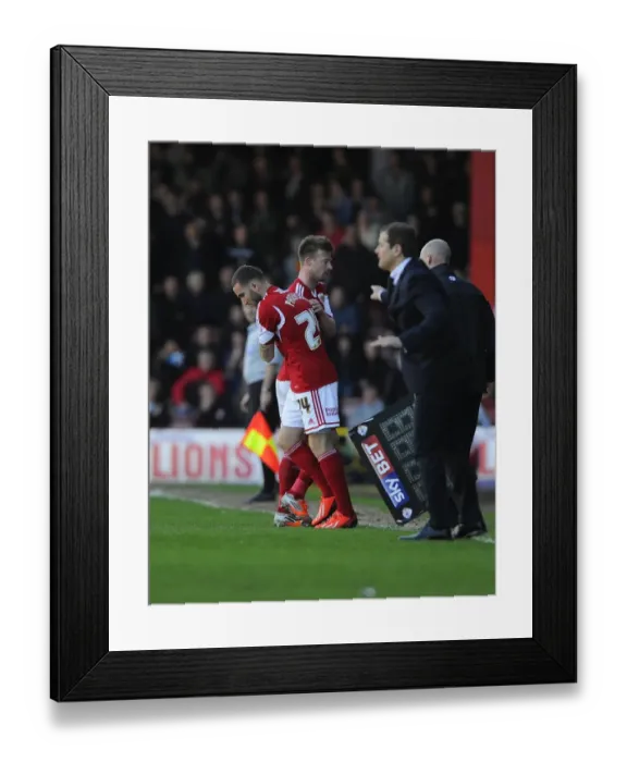Framed Print : Martin Paterson Debuts: Bristol City vs Swindon Town, 15 / 03 / 2014 Framed Print : Martin Paterson Debuts: Bristol City vs Swindon Town, 15 / 03 / 2014