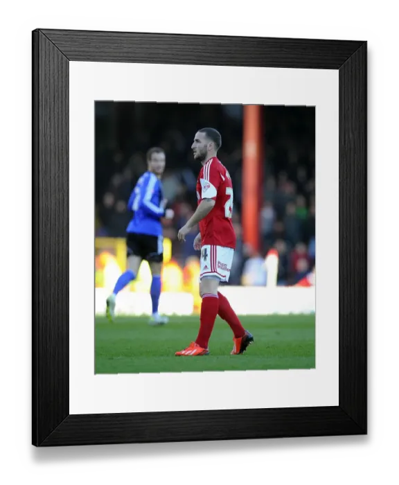 Framed Print : Bristol City's Martin Paterson in Action Against Swindon Town, Sky Bet League One, 2014