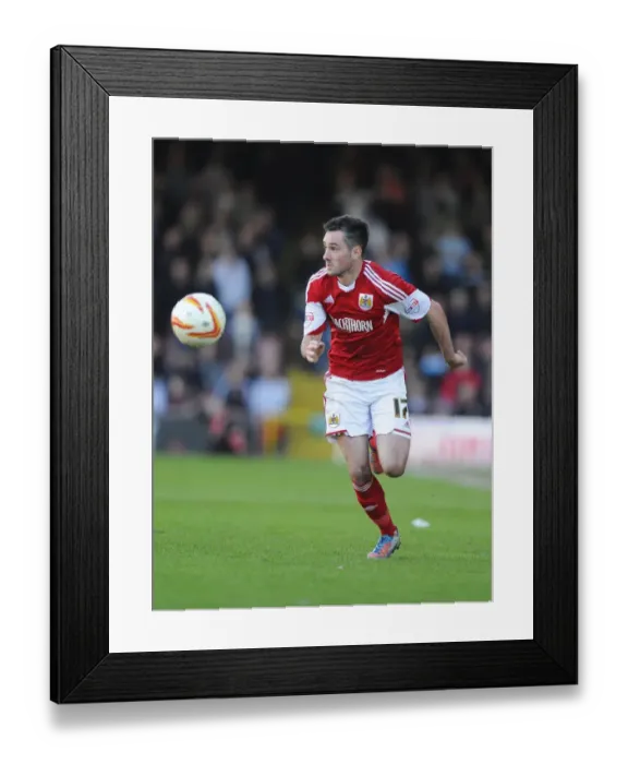 Framed Print : Greg Cunningham in Action: Bristol City vs Swindon Town, Ashton Gate, 2014 Framed Print : Greg Cunningham in Action: Bristol City vs Swindon Town, Ashton Gate, 2014