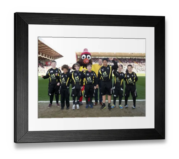 Framed Print : Bristol City vs Swindon Town Rivalry: A Football Clash at Ashton Gate (March 15, 2014)
