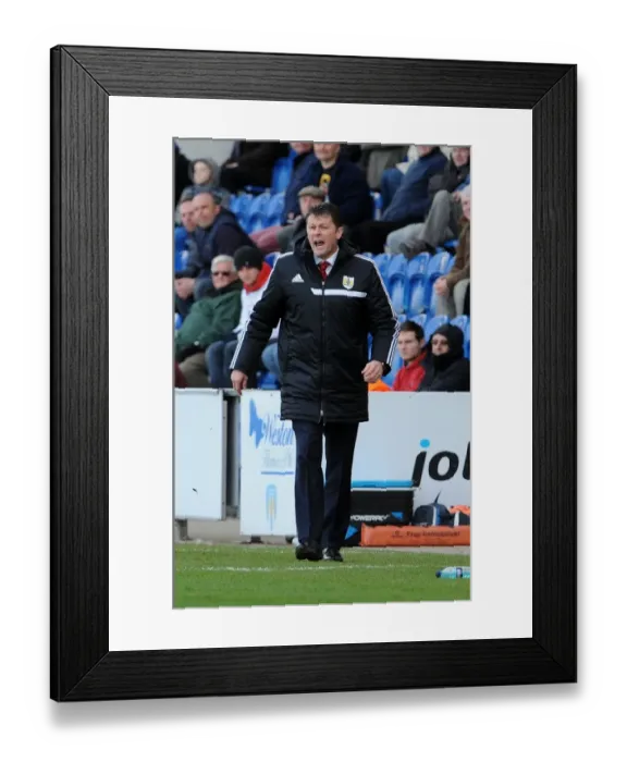 Framed Print : Steve Cotterill and Bristol City Face Colchester United in Sky Bet League One Clash, March 2014 Framed Print : Steve Cotterill and Bristol City Face Colchester United in Sky Bet League One Clash, March 2014