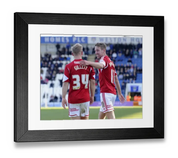 Framed Print : Bristol City's Scott Wagstaff Celebrates Goal Against Colchester United, 2014 Framed Print : Bristol City's Scott Wagstaff Celebrates Goal Against Colchester United, 2014