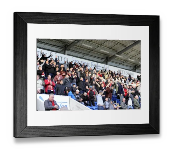 Framed Print : Bristol City Fans Cheering at Colchester United vs. Bristol City, Sky Bet League One (22 / 03 / 2014) Framed Print : Bristol City Fans Cheering at Colchester United vs. Bristol City, Sky Bet League One (22 / 03 / 2014)